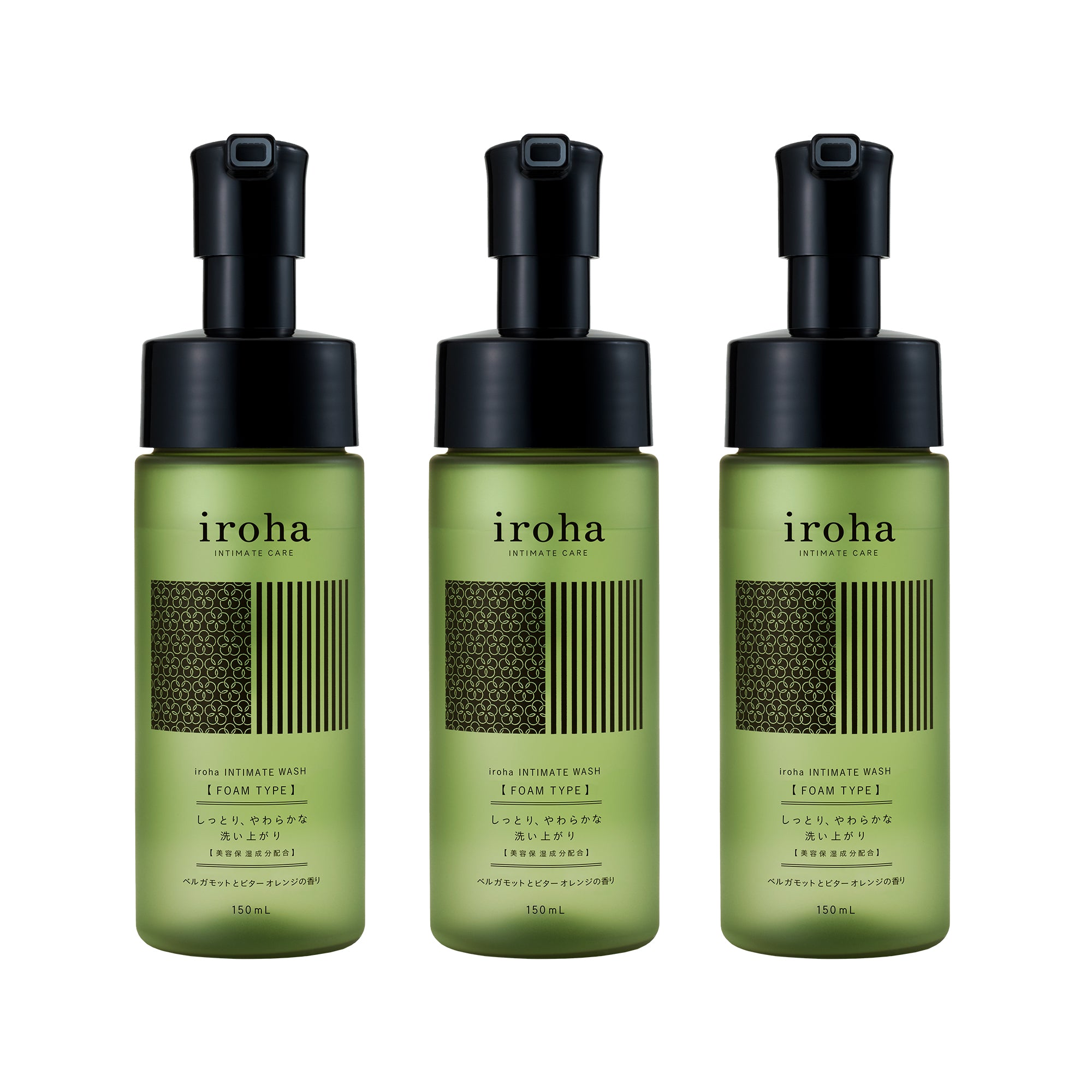 iroha INTIMATE WASH (FOAM TYPE) Bergamot and Bitter Orange