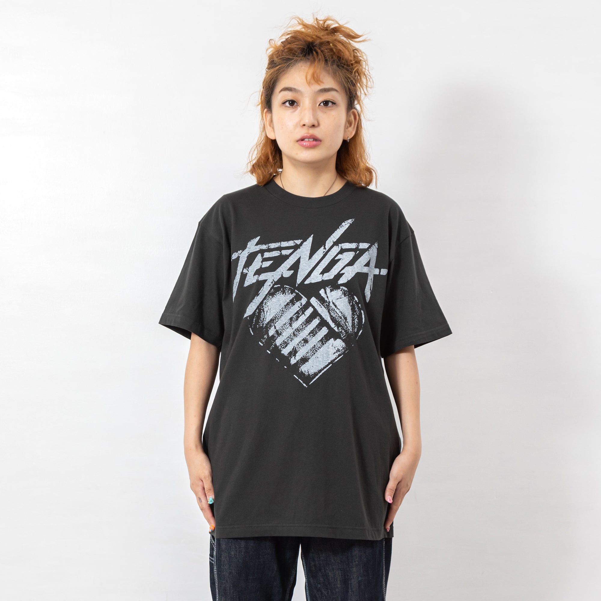 TENGA Hearts T-Shirt Nero