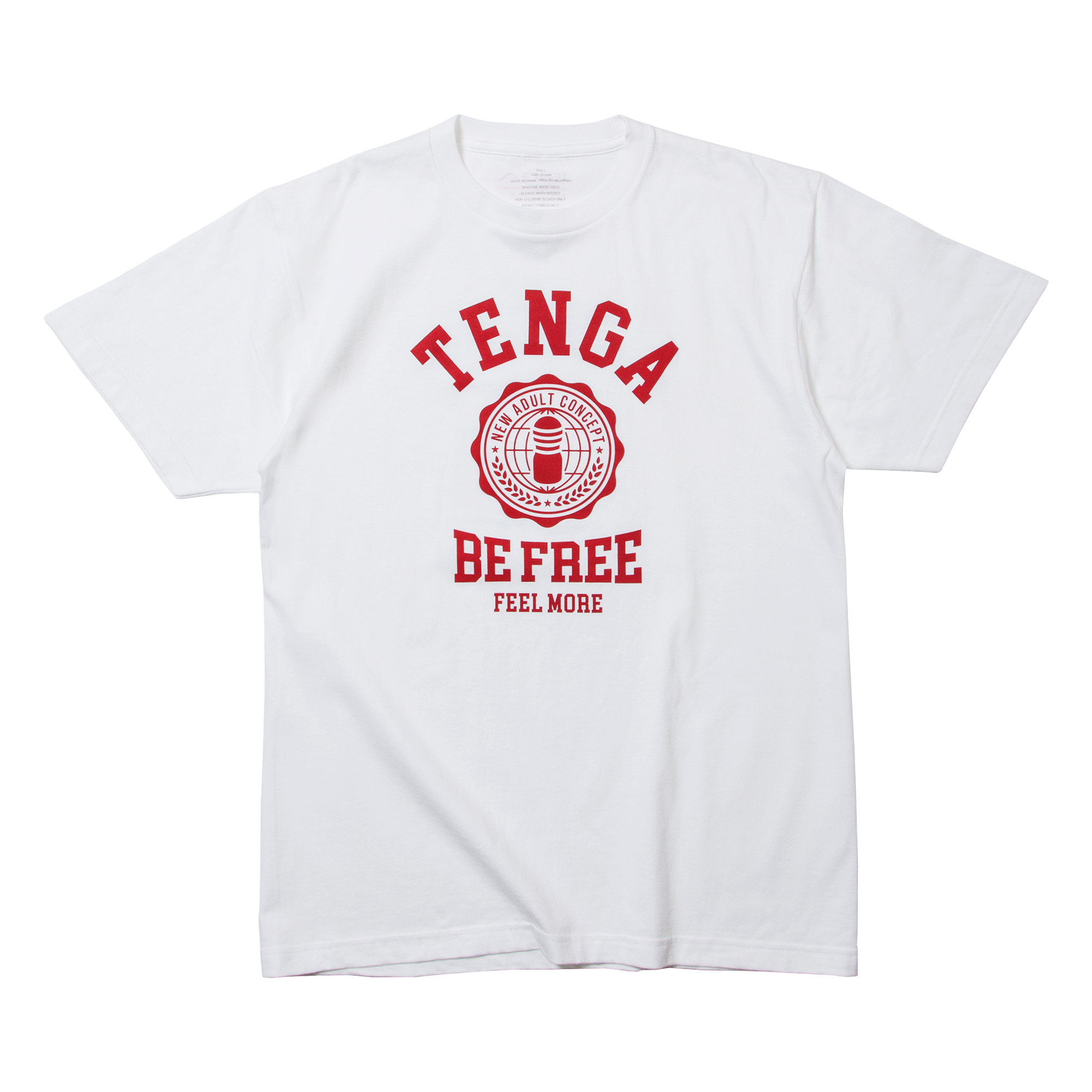 TENGA College T-SHIRT Bianco