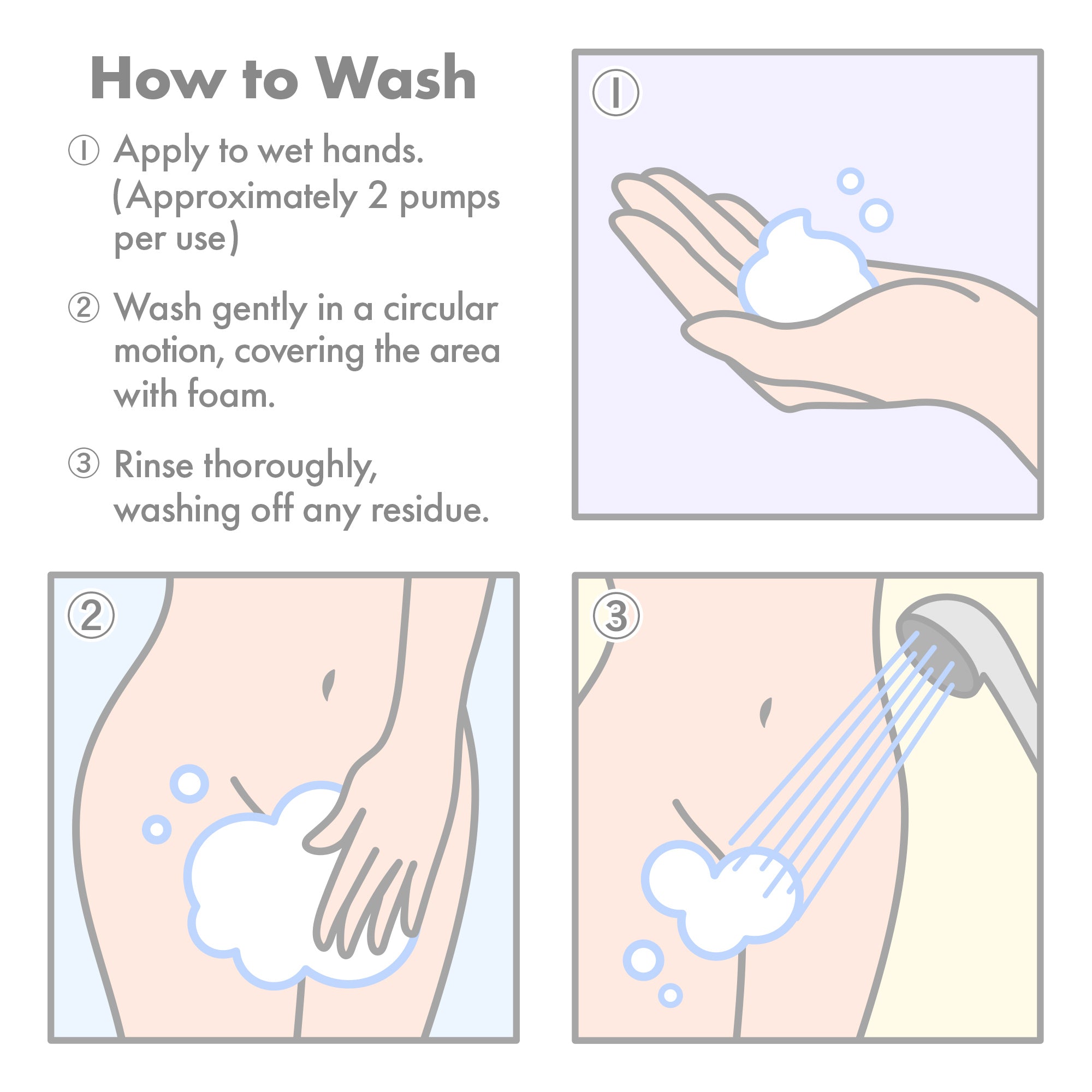 Paquete variado de iroha INTIMATE WASH [FOAM TYPE]