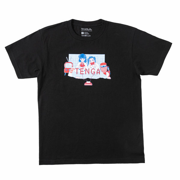 TENGA x Bob a.k.a En-Chan PLAY GAME 01 T-Shirt Negro