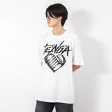 TENGA Hearts T-Shirt Bianco