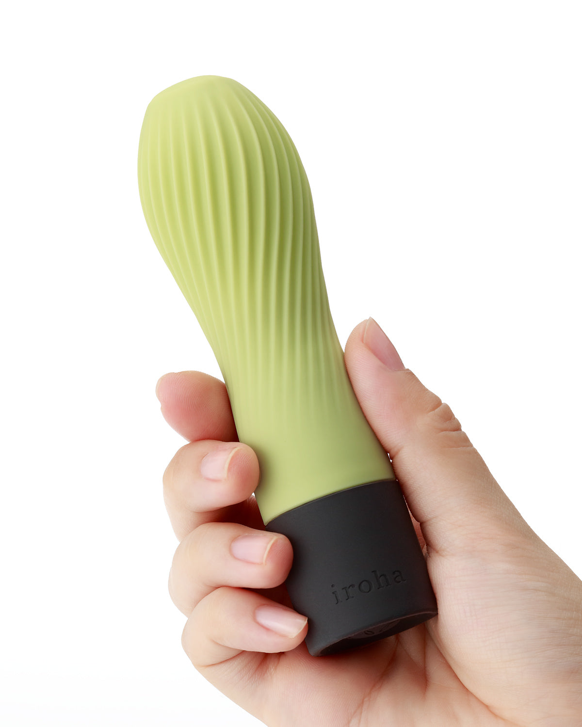 holding iroha zen in hand