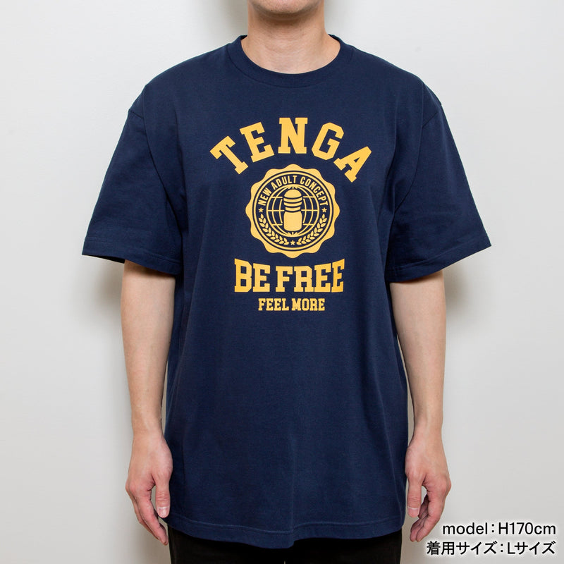 TENGA College T-SHIRT Azul Oscuro